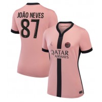 Paris Saint-Germain Joao Neves #87 Tredjeställ Dam 2024-25 Kortärmad